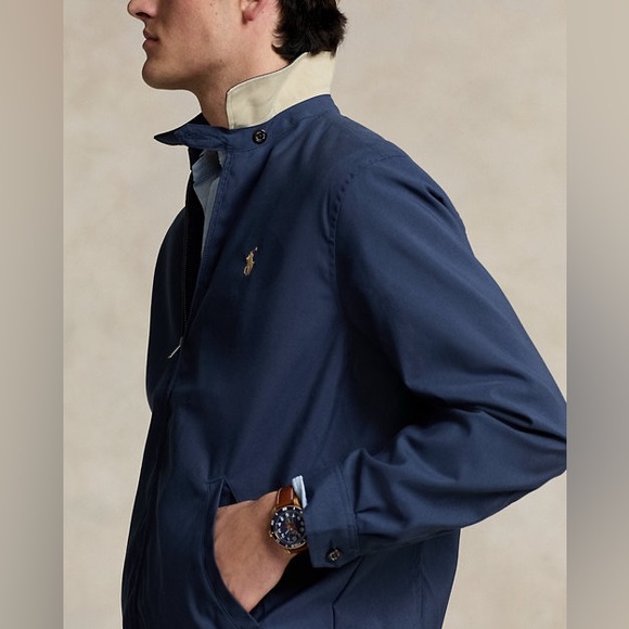 Polo Ralph Lauren Navy Blue Windbreaker Jacket size XXL - Picture 7 of 8